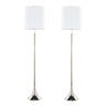 Marla - Contemporary Metal Floor Lamp (Set of 2)
