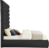 Adam - Boucle Fabric Bed With 89" Headboard