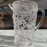 Paisley Unbreakable Plastic Water Pitcher With Lid And Spout