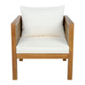 2 Piece Outdoor Armchair Set With Cushion