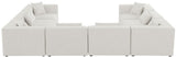 Cube - Linen 8 Piece Modular Sectional