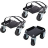 Heavy Duty Snowmobile Dolly With V Slide And Swivel Casters Steel, 1500Lbs Capacity