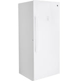 GE ENERGY STAR 21.3 cu. ft. Frost-Free Garage Ready Upright Freezer – White (FUF21DLRWW)