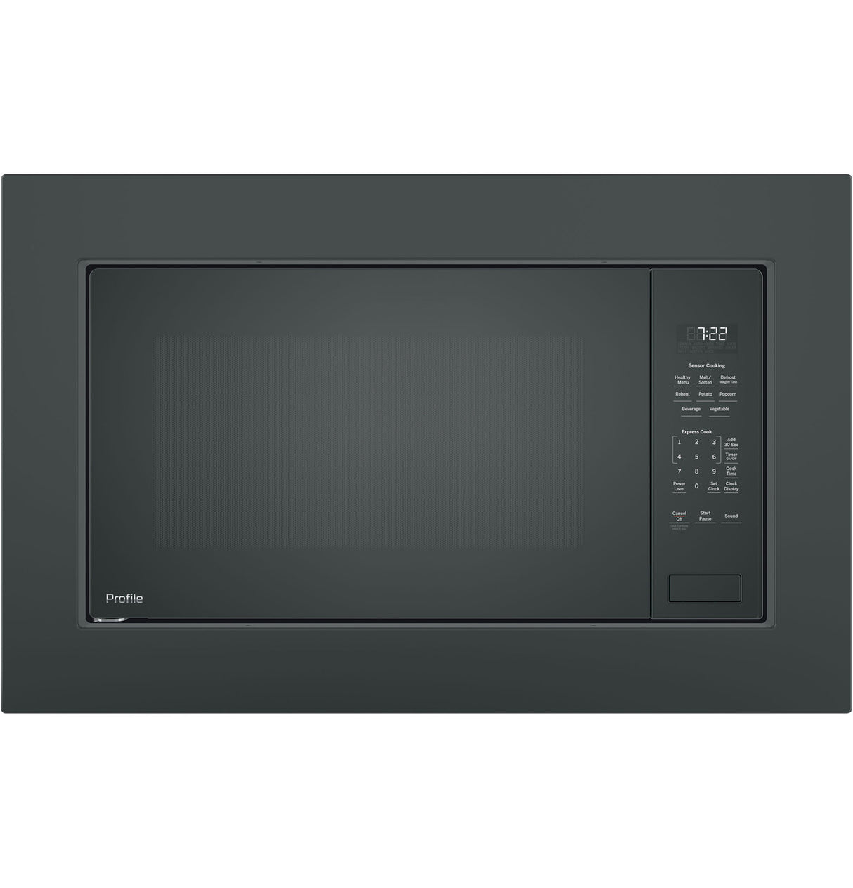 GE Profile JX7230DLBB 30 Inch Built-In Trim Kit Black alternate view