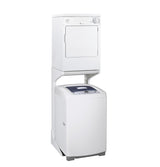 GE(R) Space-Saving 2.6 DOE cu. ft. Capacity Portable Washer with Stainless Steel Basket - (WSLP1500HWW)