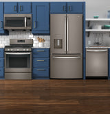 GE GFE26JMMES - 36 in. 25.6 cu. ft. French Door Refrigerator with Ice & Water Dispenser - Fingerprint Resistant Slate