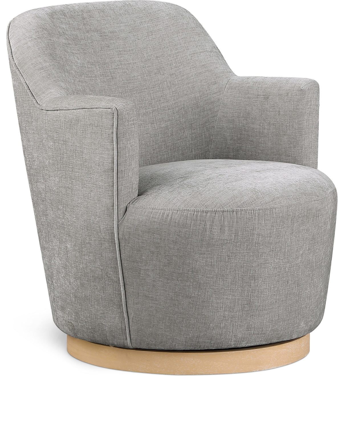 Clarita - Chenille Swivel Accent Chair