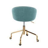 Claire - Task Chair - Gold Base