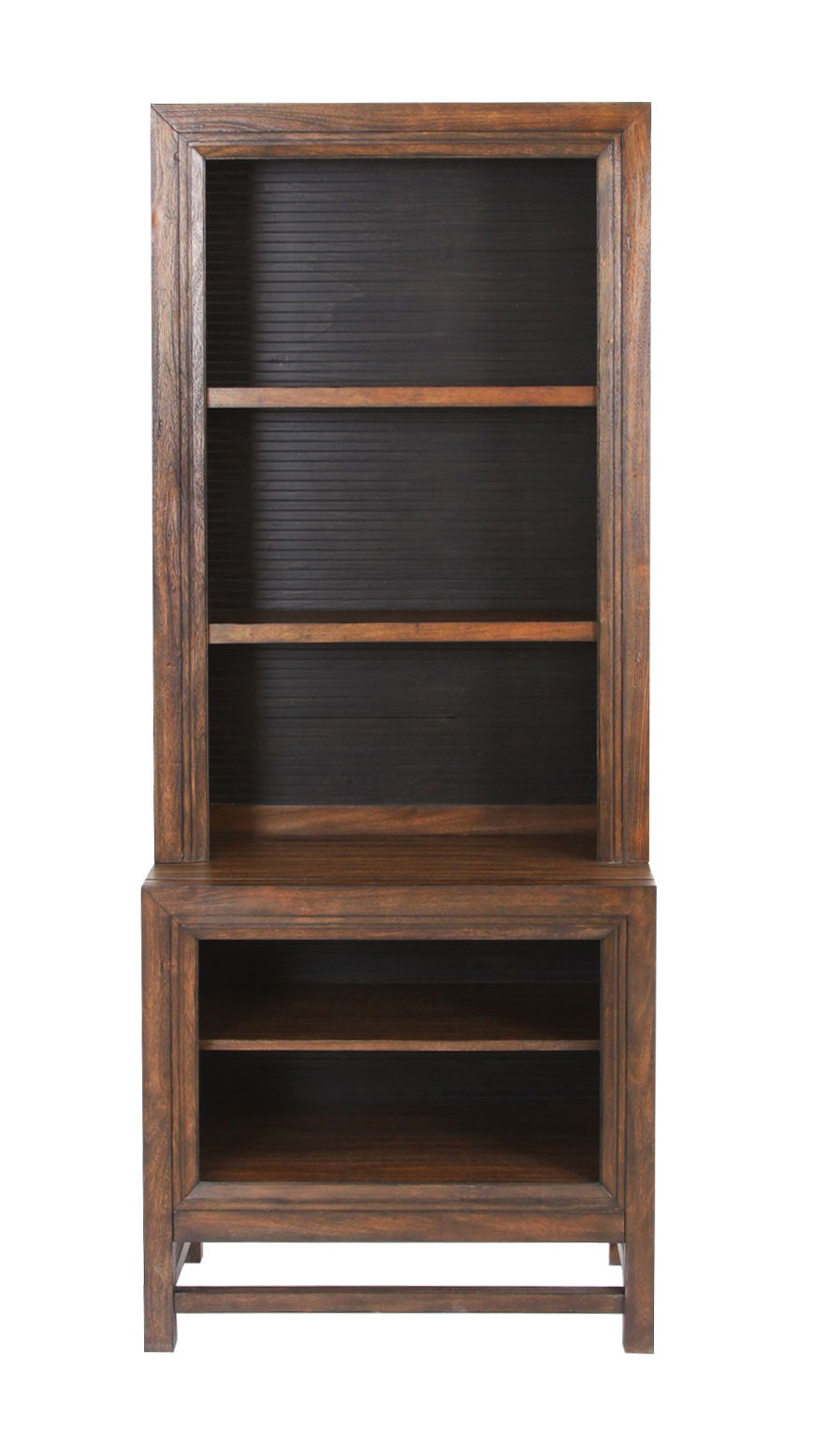 Bookcase Pier, 2 Tone - Brown