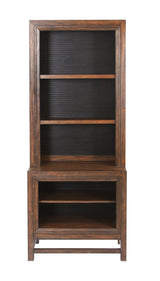 Bookcase Pier, 2 Tone - Brown