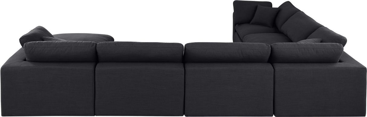 Comfy - 7 Piece Linen Modular Sectional With Chaise