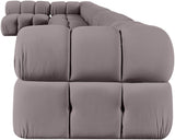 Orin - Velvet Performance Fabric Upholstered 8 Piece L-Shaped Sectional