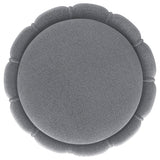 Inez - Round Upholstered Ottoman