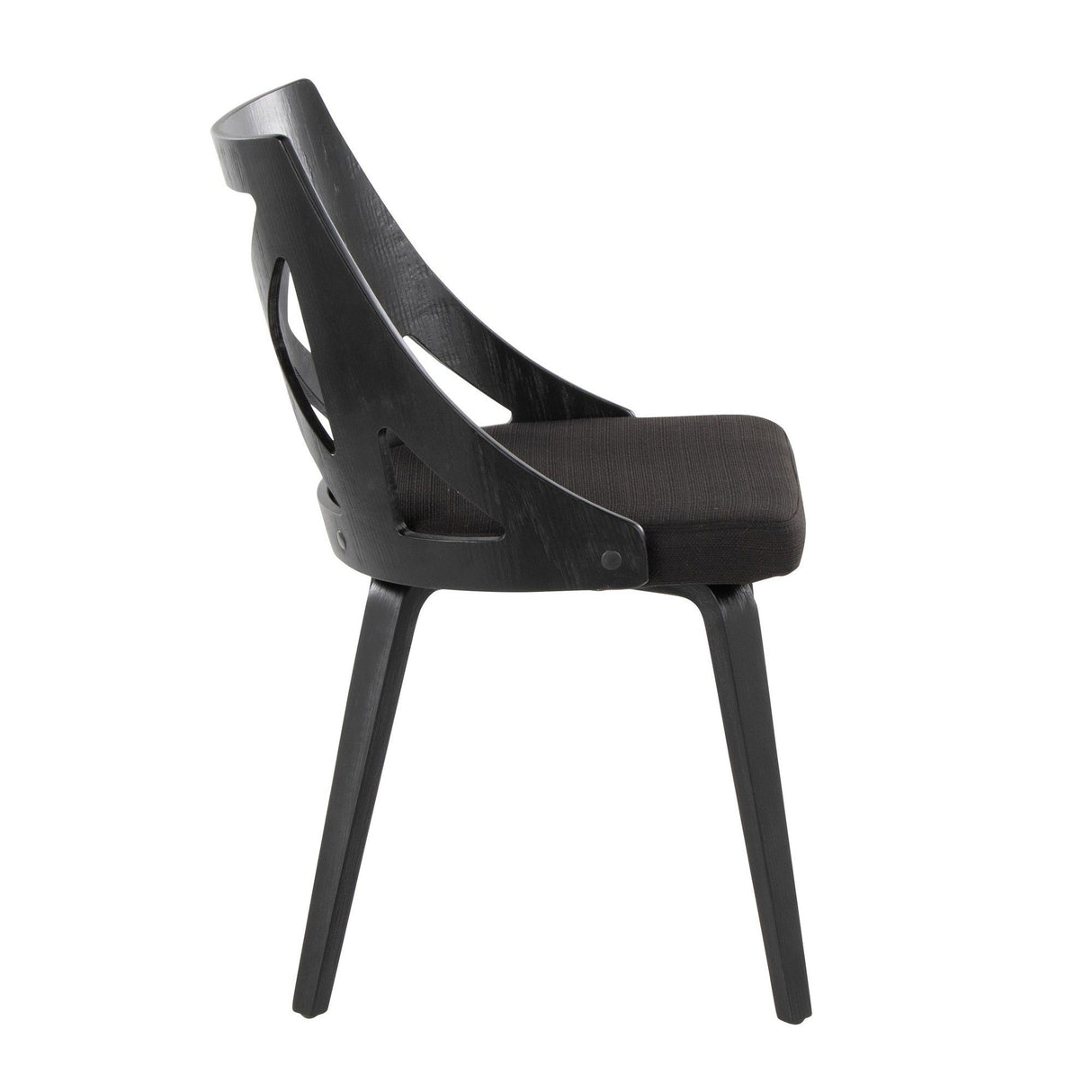 Charlotte - Farmhouse Chair (Set of 2) - Black Wood