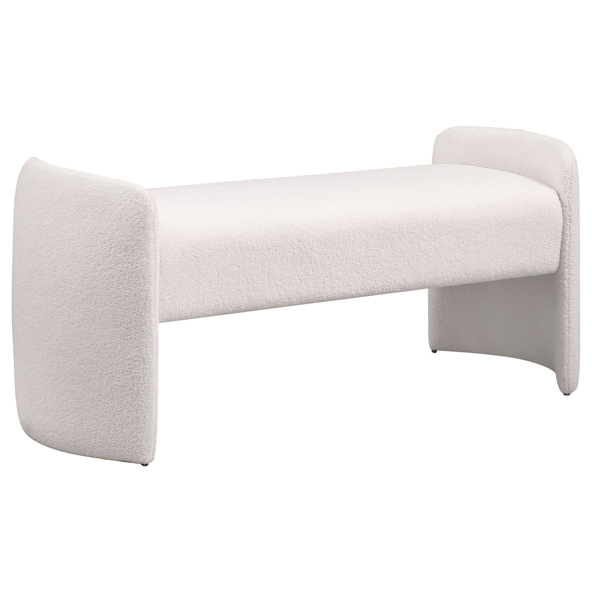 Joshua - Upholstered Accent Bench - Ivory