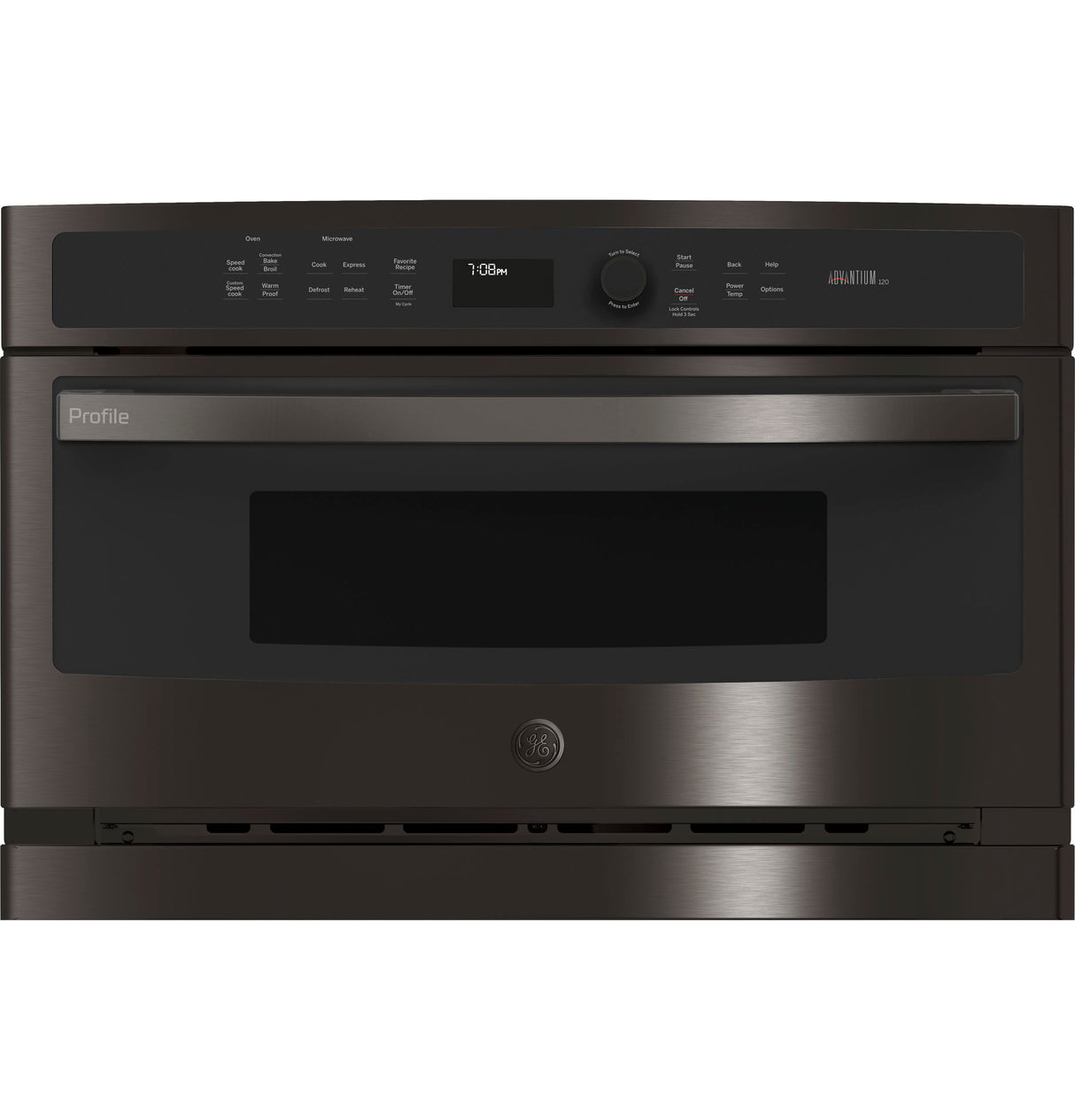 GE Profile(TM) 27 in. Single Wall Oven Advantium(R) Technology - (PSB9100BLTS)
