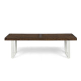 Intrinsic - Outdoor Dining Bench With Slat Top