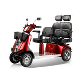 Electric Mobility Recreational Travel Scooter For Adults, Mobility Scooters, 4 Wheel Powered Mobility Scooters - Red