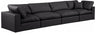 Comfy - Faux Leather Modular Sofa 4 Seats