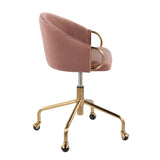 Claire - Task Chair - Gold Base