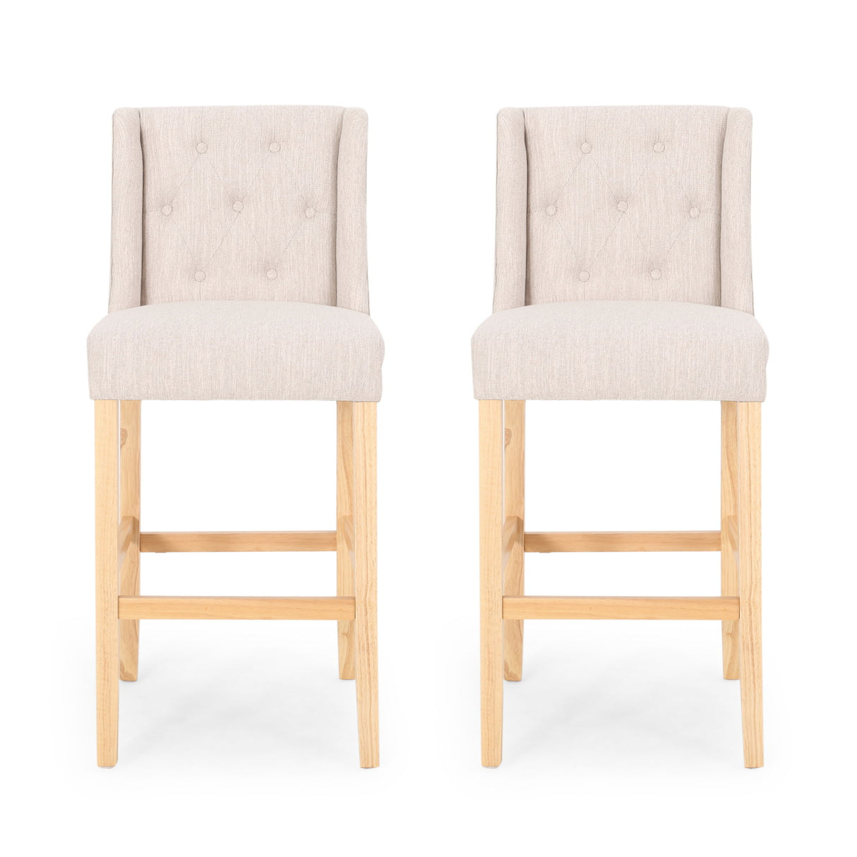 Ethereon - Tufted Counter Stool (Set of 2)
