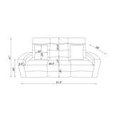 Isolde - Power Reclining Set With LED Lighting