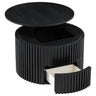 Round Lift Top Coffee Table With Hidden Storage For Living Room