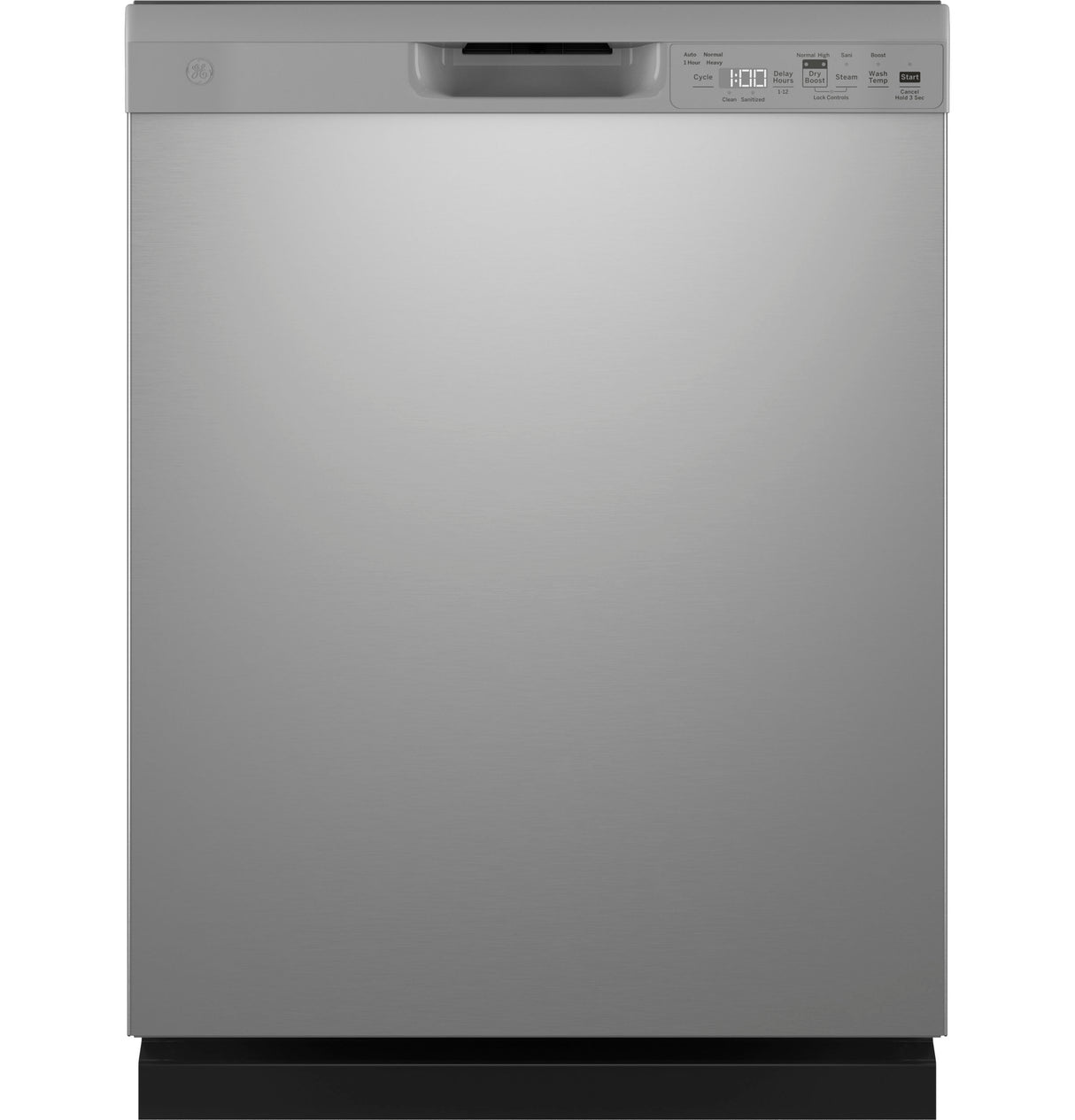 GE GDF550PSRSS - 24 in. Front Control Flush-Mount Dishwasher with 52 dBa Sound Level, Dry Boost & Pocket Handle - Stainless Steel