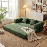 Convertible Sofa Bed With Removable Pillows