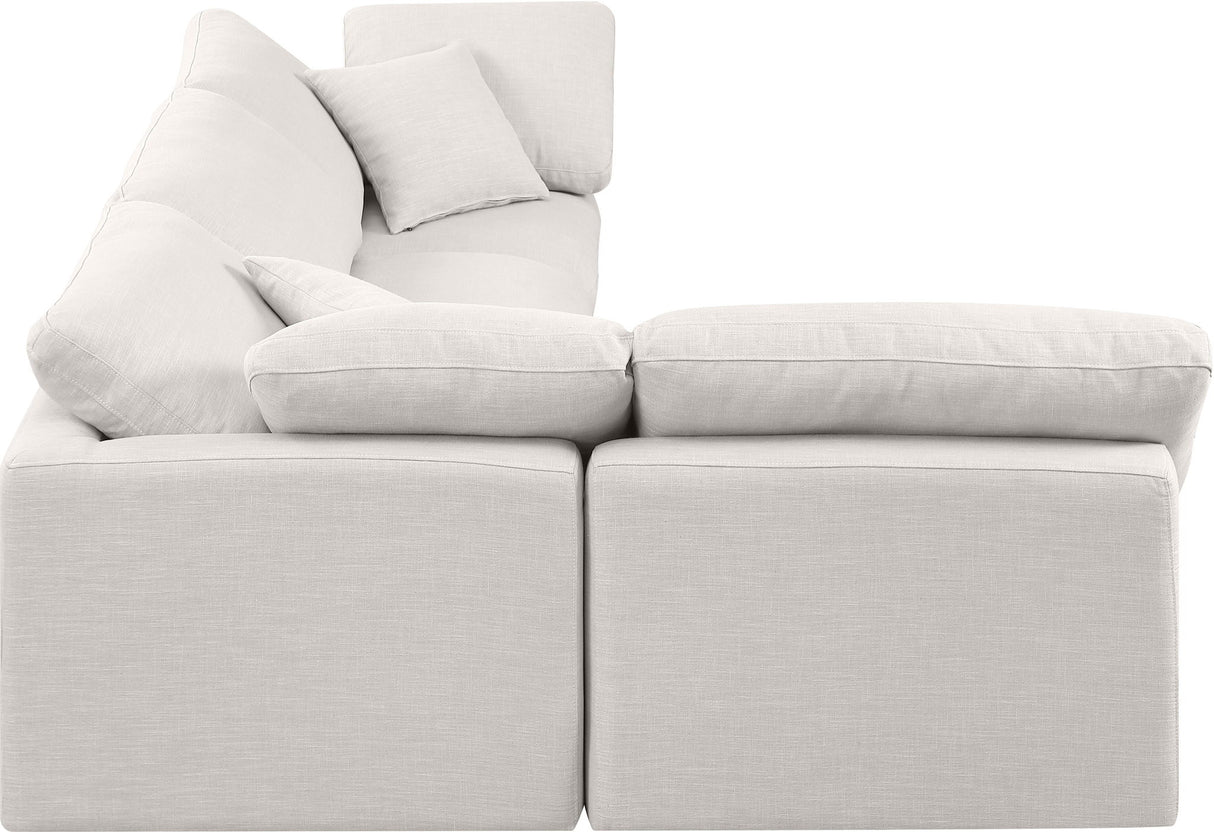 Indulge - Linen 4 Piece Modular Sectional