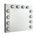 Noralie - Accent Mirror - Faux Diamonds & Mirrored