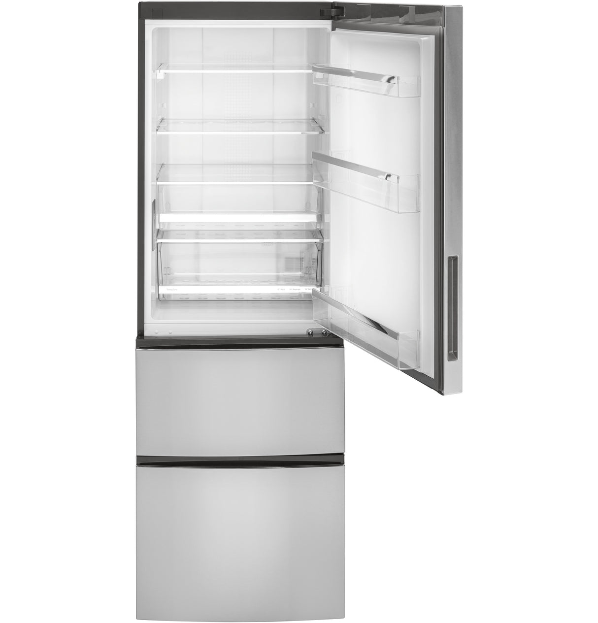 GE GLE12HSPSS - 24 in. 11.9 cu. ft. Counter Depth Bottom Freezer Refrigerator - Stainless Steel