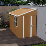 Weatherproof Storage Shed With Double Doors And Ventilation