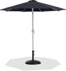 Fiji - Aluminum Patio Umbrella With Round Black And White Base