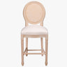 French Country Bar Chairs With Round Back (Set of 2)