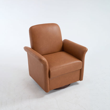 Modern Swivel Barrel Accent Chair With Base