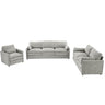 Cozy Upholstered Sofa Set For Living Room