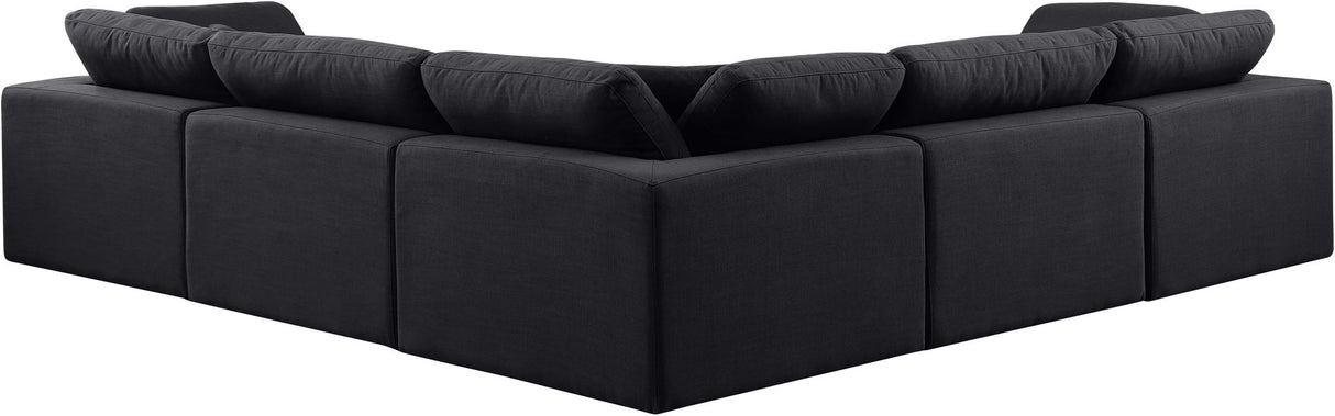 Comfy - 5 Piece Linen Modular Corner Sectional