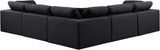 Comfy - 5 Piece Linen Modular Corner Sectional