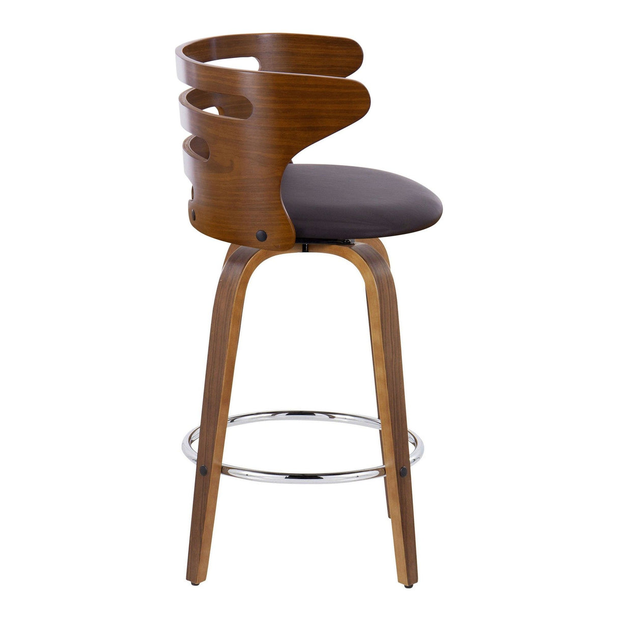 Cosi - 26" Fixed-Height Counter Stool (Set of 2) - Dark Brown