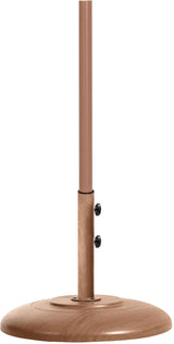 Fiji - Aluminum Patio Umbrella With Round Teak Base