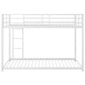 Metal Bunk Bed, Low Bunk Bed With Ladder