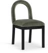 Conrad - Velvet Dining Chair With Black Legs