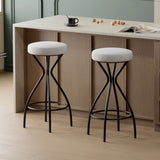 Modern Backless Bar Stools For Kitchen Island (Set of 2)