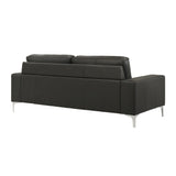 Faelin - Leather Sofa With Tufted Back
