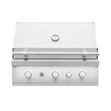 Summerset Quest 36-in 2 Burner Built-In Natural Gas Grill w/ Rear Infrared Burner, Rotisserie Kit, & Drop-In Griddle Plate - QST36-NG