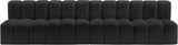 Arc - Faux Leather 4 Seats Modular Sofa