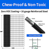 Vinyl-Coated Metal Welded Wire Fence For Poultry Cage Protection