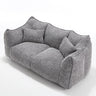 Comfortable Dual Beanbag Chair With High Resilience Foam Core For 2 People
