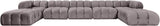 Orin - 7 Piece Modular Sectional (3 Modular Chairs, 2 Corner Chairs & 2 Ottomans)